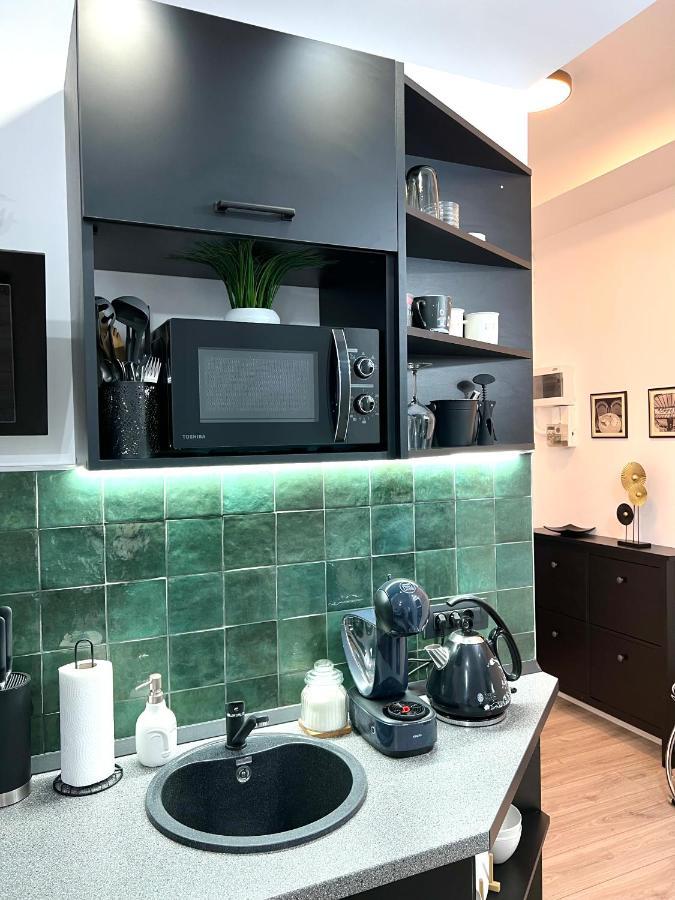 Green Spot - Premium Studio - Sanador Victoriei Bukurešť Exteriér fotografie